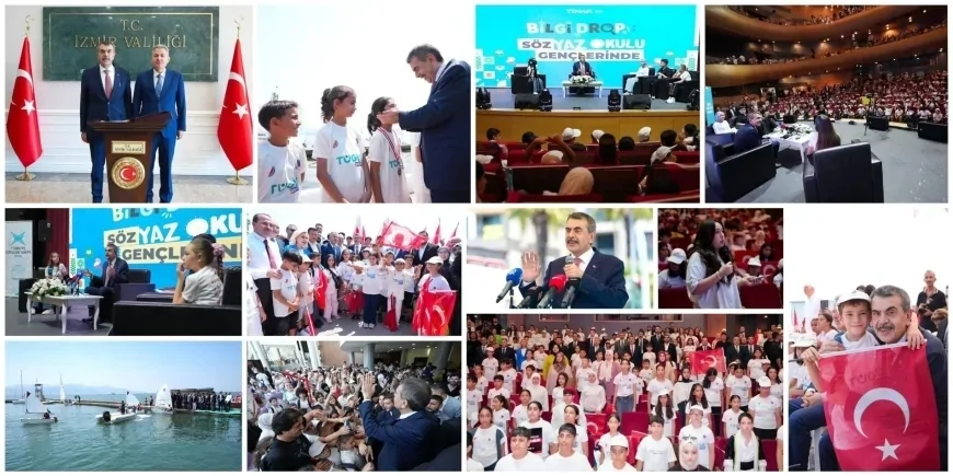 Milli Eğitim Bakanı Yusuf Tekin İzmir’de öğrencilerle buluştu: “Yeteneğiniz sizi neye sevk ediyorsa o türden okulları seçin”