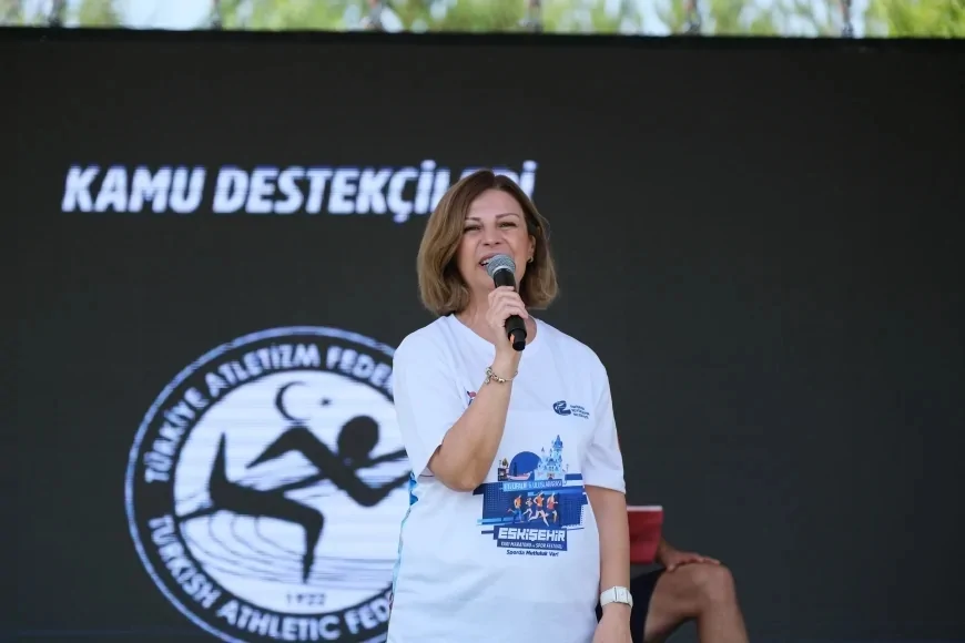 Eskişehir Büyükşehir Belediye Başkanı Ayşe Ünlüce’den Eskişehirlilere yarı maraton çağrısı