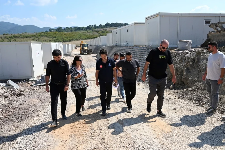 Yalova Bağlarbaşı Kentsel Dönüşüm Projesi’nde 2. Etap İçin Konteyner Kent Hazırlıkları Sürüyor