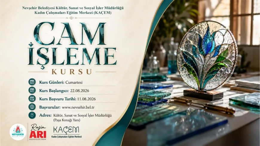 Nevşehir Belediyesi KAÇEM’de kadınlara yönelik meslek ve hobi kursları için başvurular başladı