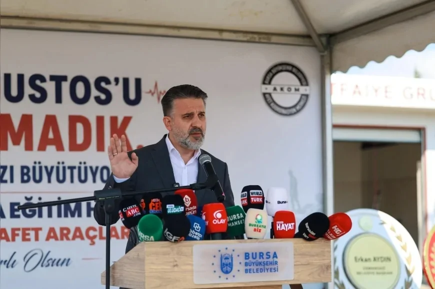 BURSA BÜYÜKŞEHİR BELEDİYESİ BAŞKAN VEKİLİ ŞAHİN BİBA: “BİZE DÜŞEN KORKUYU BÜYÜTMEK DEĞİL, HAZIRLIĞI ARTIRMAKTIR”