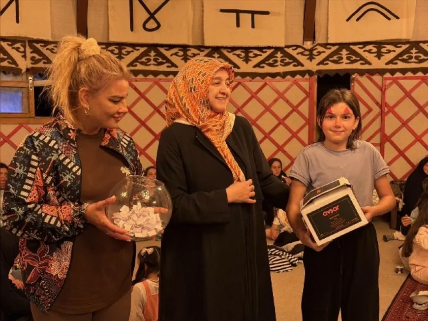 Çorum Belediyesi’nin Anne-Çocuk Kampı’nda aileler doğayla iç içe etkinliklerle hafta sonunu geçirdi