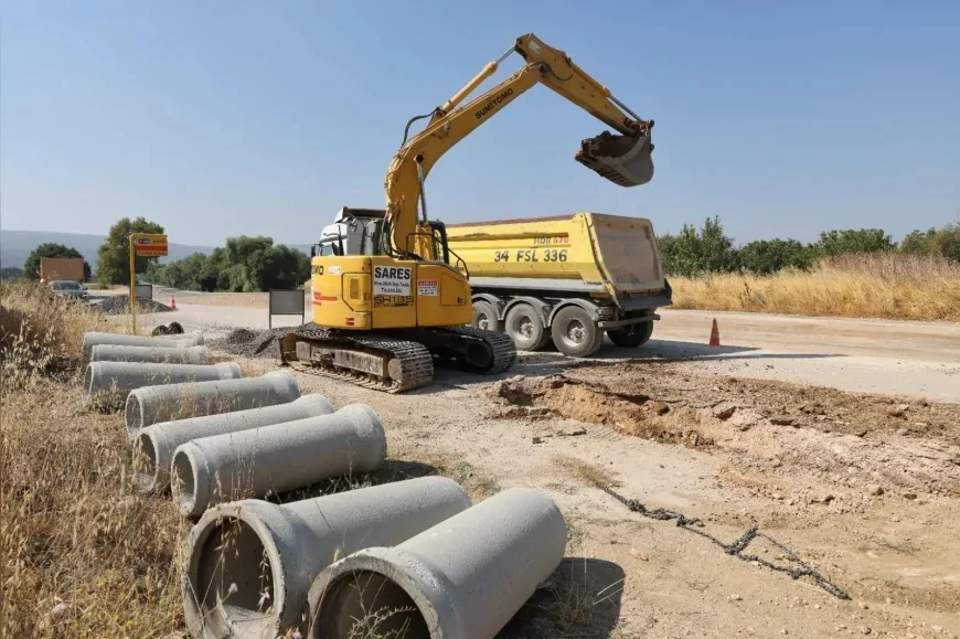 Bursa Büyükşehir Belediyesi Nilüfer’in 6 mahallesinde 7 bin 600 metrelik altyapı çalışmasında sona yaklaştı