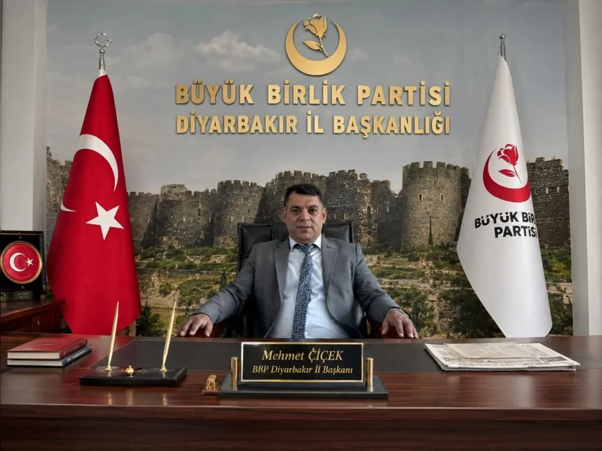 BBP Diyarbakır İl Başkanı Mehmet Çiçek: “Esnafımız ve kuyumcularımız sahipsiz değildir”