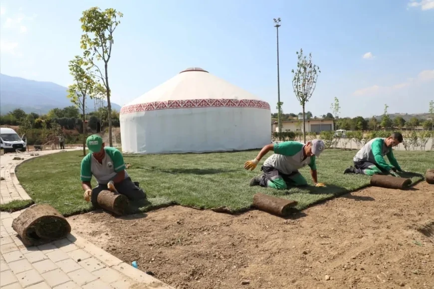 İnegöl DOSTUM Kamp Merkezi 104 kişilik konaklama kapasitesi ve spor alanlarıyla büyüyor