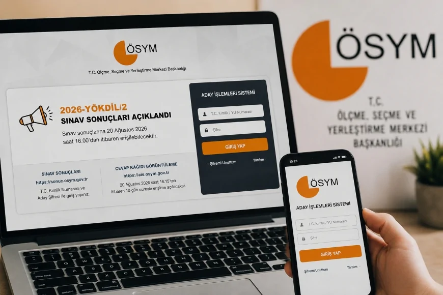 ÖSYM 2026-YÖKDİL/2 sonuçlarını açıkladı, cevap kâğıtları 10 gün süreyle erişime açıldı