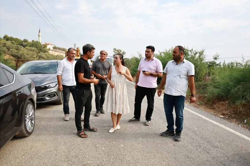 Efes Selçuk’ta 40 yıldır beklenen yol için çalışmalar başladı, TOKİ ve Zeytinköy güzergâhları yenileniyor