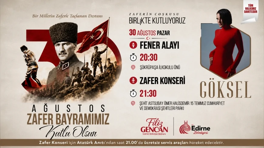Edirne Belediye Başkanı Filiz Gencan: “104 yıl önce yakılan bağımsızlık ateşini Edirne’nin sokaklarında taşıyacağız”