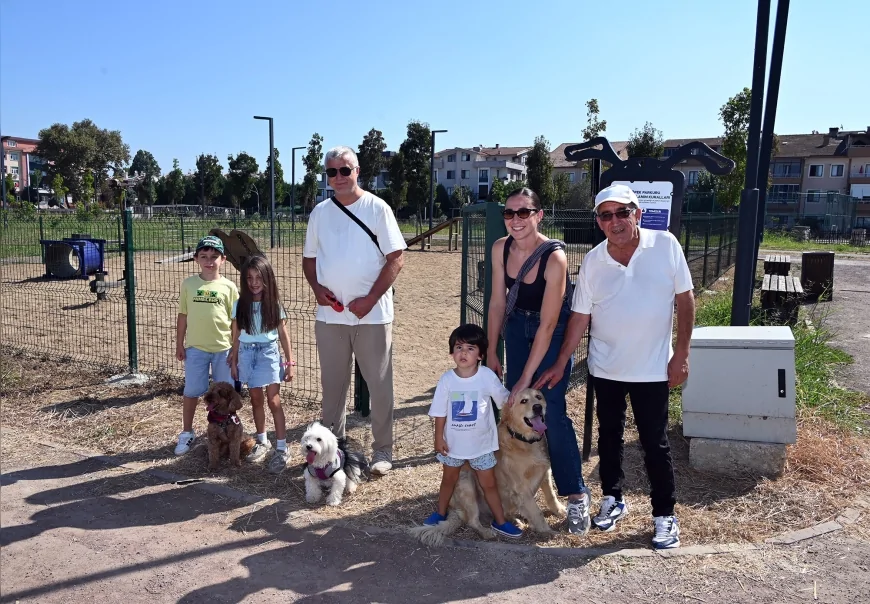 Yalova Belediyesi Millet Bahçesi’nde patili dostlar için 500 metrekarelik Pati Park oluşturdu