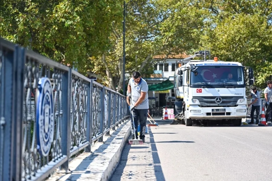 Bursa Büyükşehir Belediyesi, Gölyazı’da kapsamlı bakım ve çevre düzenleme çalışması başlattı