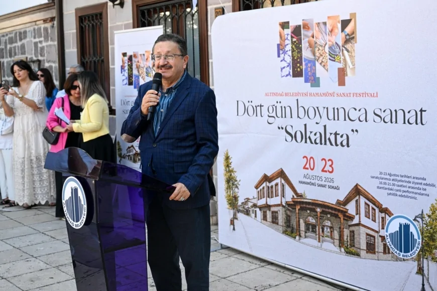 Altındağ’da Hamamönü Sanat Festivali’nde geleneksel sanatlar ustaların atölyelerinde sanatseverlerle buluşuyor
