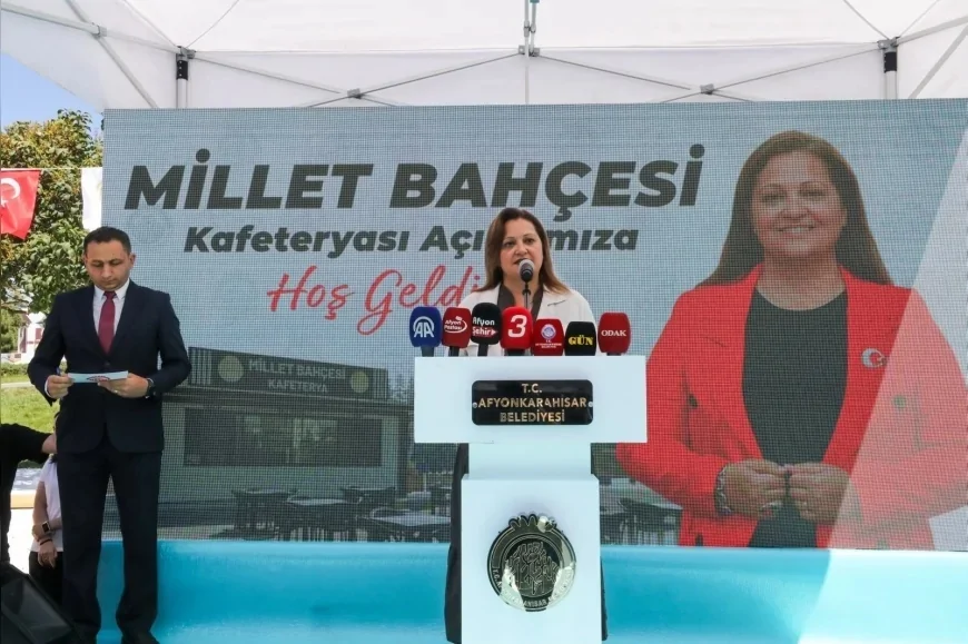 Afyonkarahisar Belediye Başkanı Burcu Köksal: “Millet Bahçesi’nde yeni bir sosyal yaşam alanı oluşturduk”