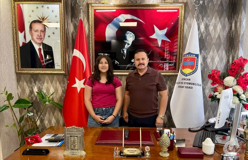 Sincan Şoförler ve Otomobilciler Esnaf Odası Başkanı İsa Yalçın’dan Türkiye Şampiyonu Ayşe Ilgın Koca’ya Tam Destek
