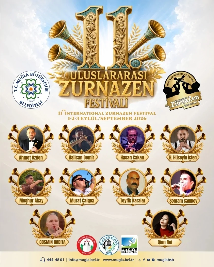 Muğla Büyükşehir Belediyesi 11. Uluslararası Zurnazen Festivali’nde zurna ile senfoni orkestrasını buluşturacak