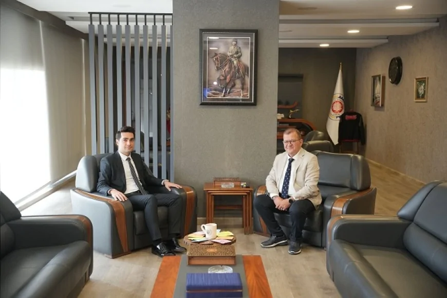 Çorum Cumhuriyet Başsavcı Vekili Şahin Kaplan’dan Çetin Başaranhıncal’a ziyaret
