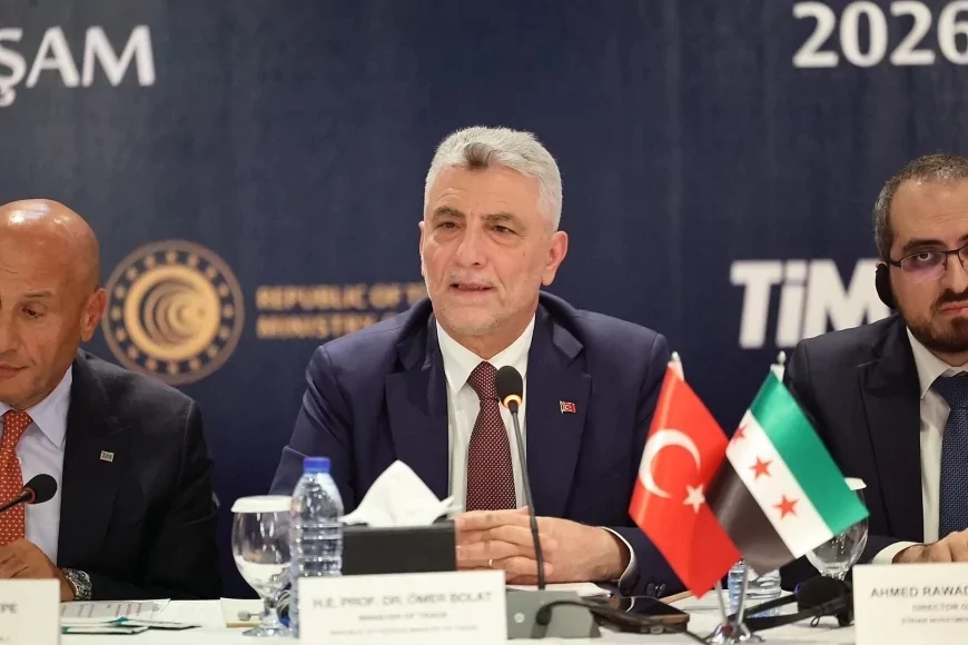 Ticaret Bakanı Ömer Bolat: “Türkiye-Suriye ticaretinde 10 milyar dolarlık ortak hedef için çalışıyoruz”