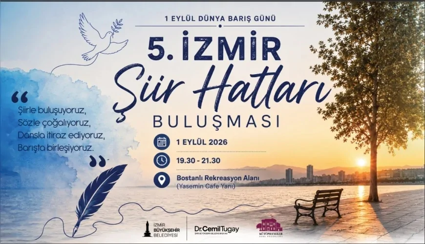 İzmir’de Dünya Barış Günü şiirden tangoya sanatın ortak diliyle kutlanacak