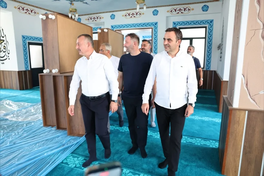 Başiskele’de Gazze Şehitleri Camii İbadete Açılmak İçin Son Çalışmalarını Bekliyor