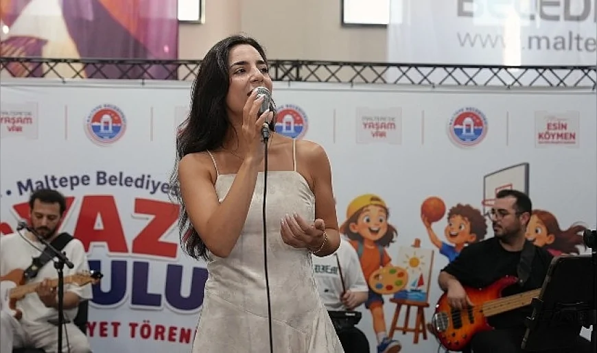 Maltepe Belediyesi Yaz Okulu çocukların spor, sanat ve sosyal etkinliklerle dolu yazının ardından coşkulu törenle sona erdi