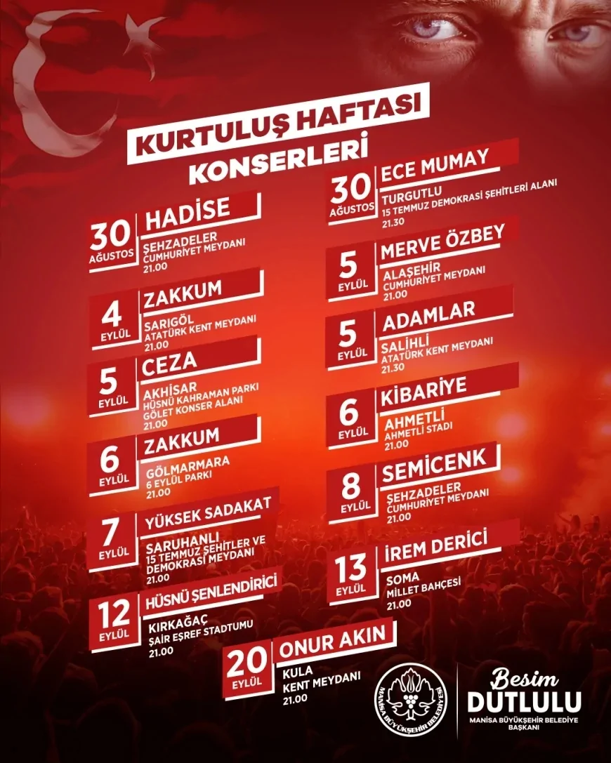 Manisa’nın Kurtuluş Coşkusu İlçelere Yayılacak