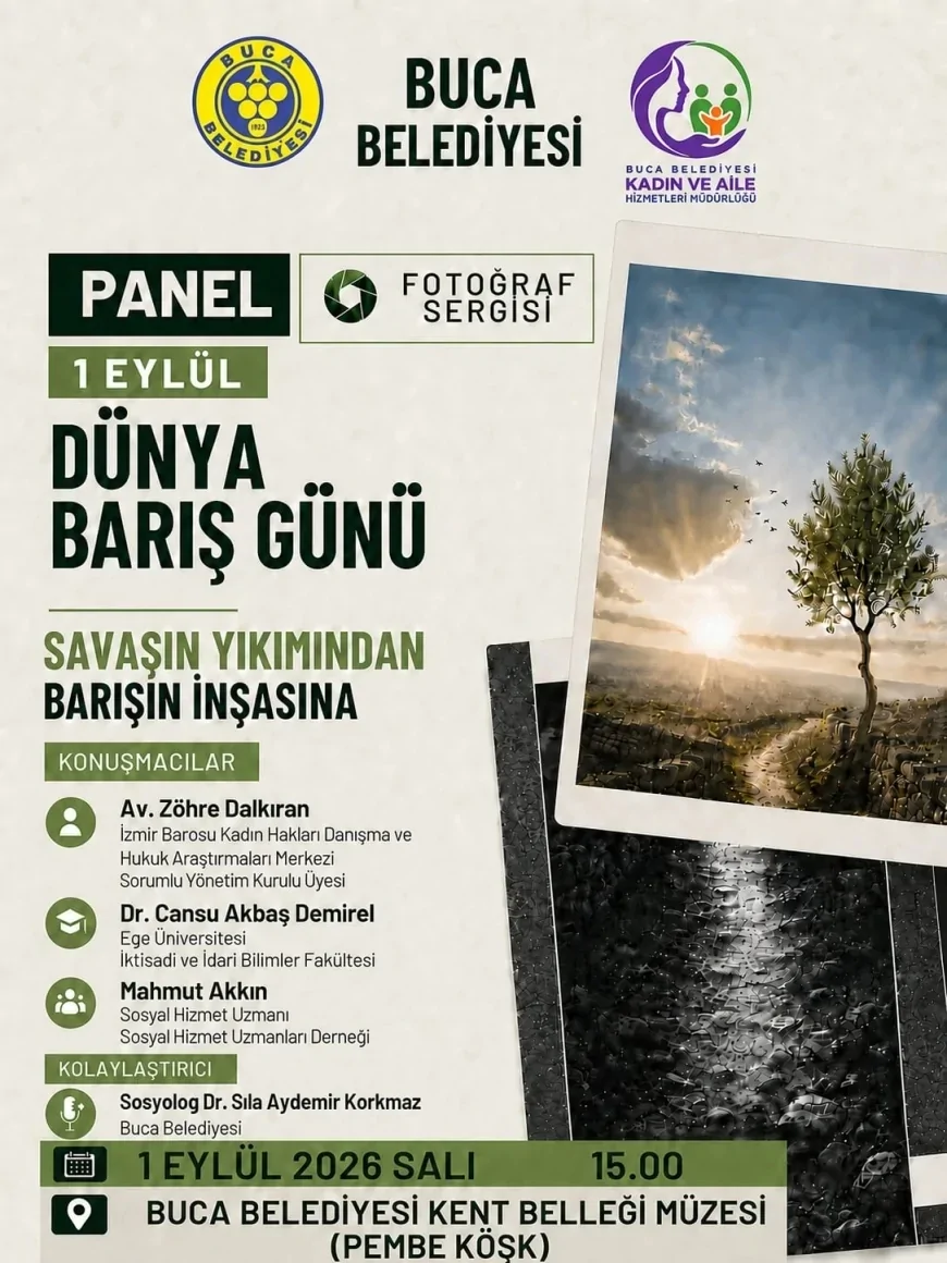 Buca Belediye Başkan Vekili Hüseyin Benzer: “Barışı hayatın her alanında birlikte inşa etmek zorundayız”