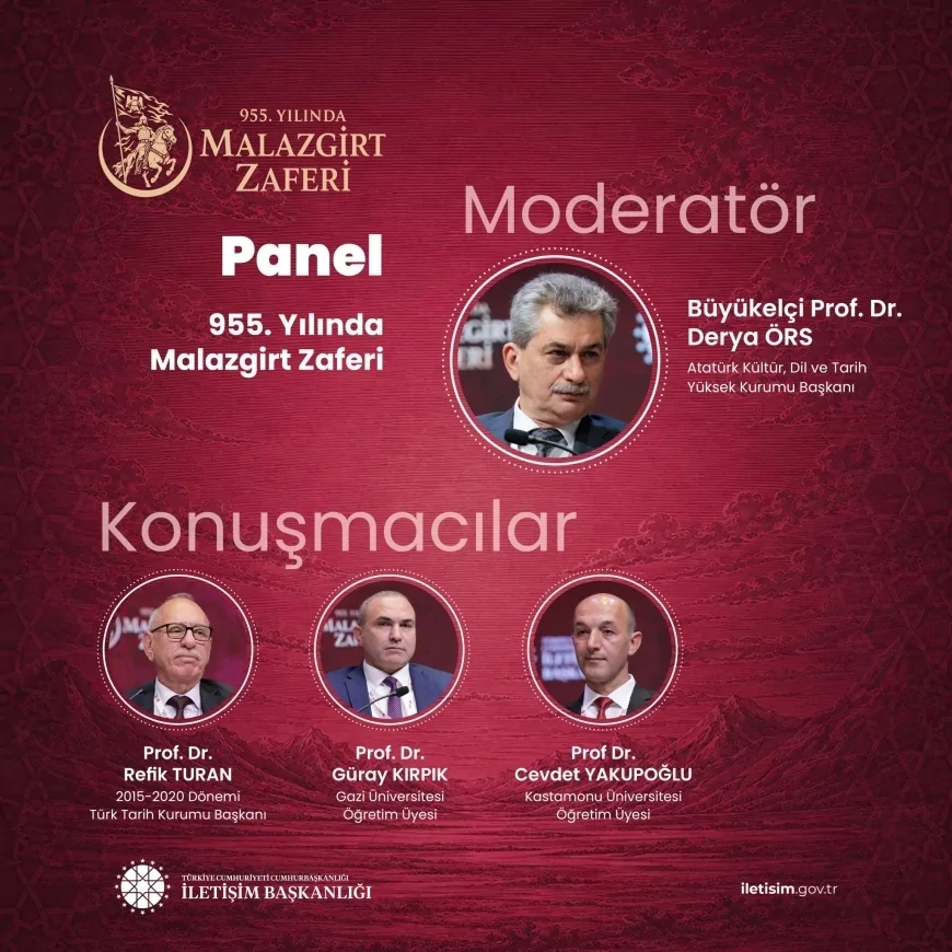 Cumhurbaşkanlığı İletişim Başkanlığında “955. Yılında Malazgirt Zaferi” paneli düzenlendi