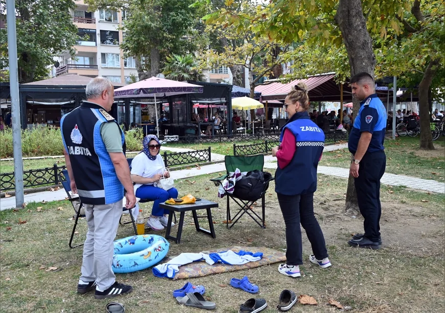 Yalova Belediyesi sahil ve parklarda çevre duyarlılığı için vatandaşlara çağrıda bulundu