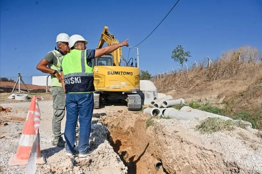 Bursa Büyükşehir Belediyesi Yenişehir’in 5 mahallesine 7 bin 600 metrelik yeni altyapı hattı kazandırdı
