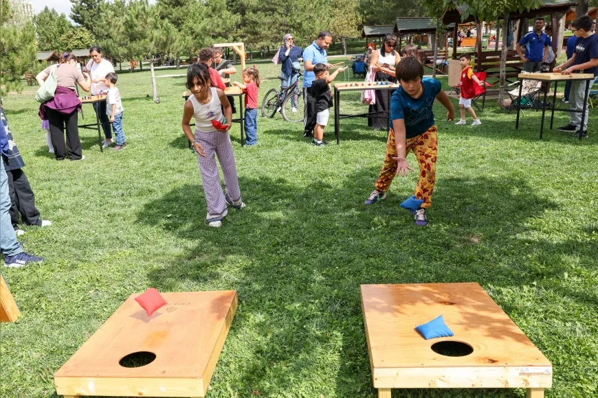 Çankaya Parklarında Ahşap Oyunlarla Yaz Akşamlarına Eğlence Taşınıyor