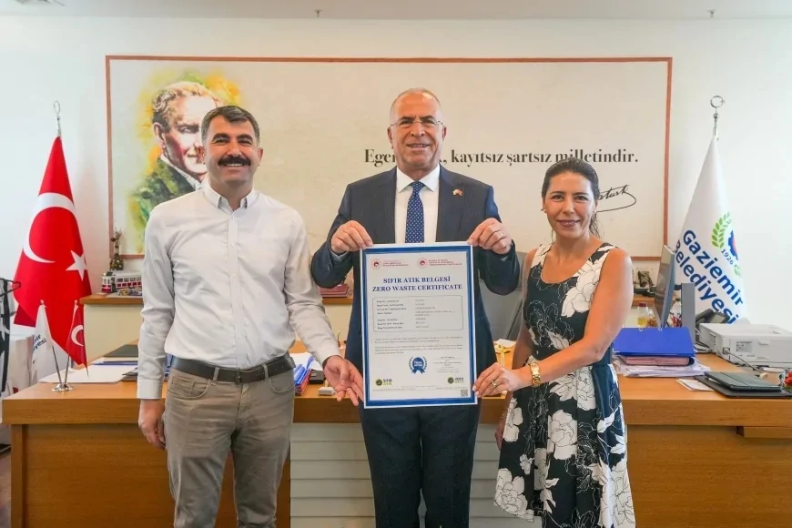 Gaziemir Belediyesi Sıfır Atık Belgesi aldı, geri dönüşüm altyapısını ilçenin tamamına yaydı