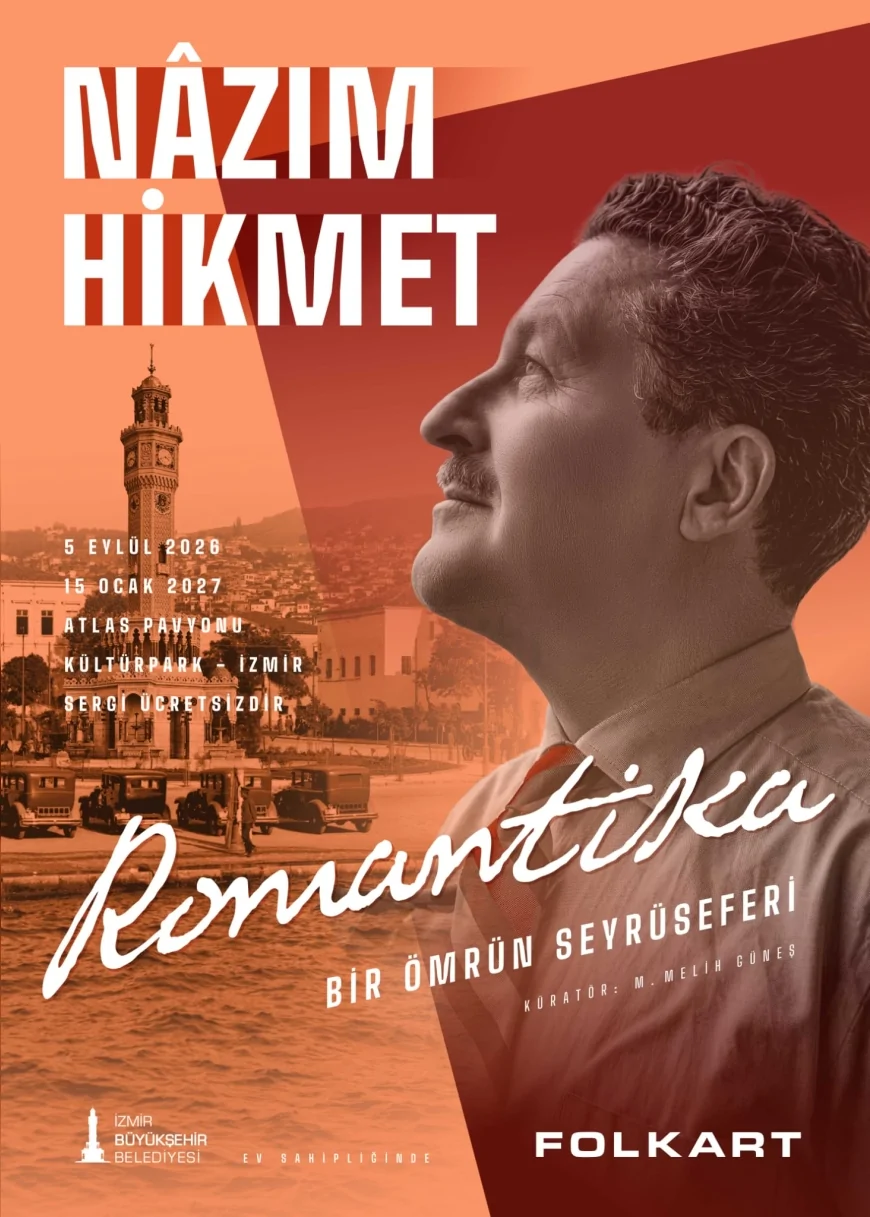 İzmir’de Nâzım Hikmet’in yaşamına çok katmanlı yolculuk: ROMANTİKA Sergisi 5 Eylül’de açılıyor