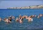 Seferihisar’da Dünya Barış Günü denizde Klinik Pilates etkinliğiyle başladı