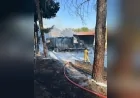 Dalaman Belediyesi’nin Asfalt Kaplama Aracı Seyir Halindeyken Çıkan Yangında Kullanılamaz Hale Geldi