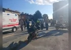 Çorum’da otomobil ile motosikletin çarpıştığı kazada 2 kişi yaralandı