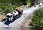 Gördes’te 1999’da açılan Malaz-Salur yolu 27 yıl sonra asfaltla buluştu