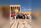 Ankara Balıkesirliler Derneği Balıkesir’in kurtuluş yıl dönümünde Anıtkabir’de Atatürk’ü andı