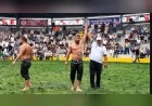 İshakçılar Er Meydanı’nda başpehlivan Seçkin Duman oldu, finalde Osman Kan’ı mağlup etti