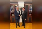 Azerbaycan Cumhurbaşkanı Yardımcısı Hikmet Hacıyev, Ferhat Pirinççi ve İletişim Başkanlığı heyetini kabul etti