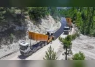 Denizli Büyükşehir Belediyesi Çameli Elmalı yolunda 2 bin 450 metrelik güzergahı baştan sona yeniledi!