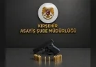Kırşehir İl Emniyet Müdürlüğü ekiplerinden asayiş uygulaması: Silah ve uyuşturucu ele geçirildi