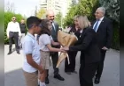 Etimesgut Belediyesi Başkan Vekili Seda Dilber, yeni eğitim yılının ilk gününde öğrencilerin heyecanına ortak oldu