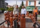 Tepebaşı Belediye Başkanı Dt. Ahmet Ataç: “Atatürk ve Çocuklar anıtı ortak emeğin simgesi olacak”
