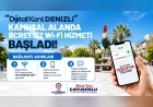 Denizli Büyükşehir Belediyesi kentte 7 noktada ücretsiz ve güvenli Wi-Fi hizmetini başlattı