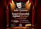 Düzce Belediyesi Şehir Tiyatrosu ücretsiz Temel Oyunculuk Eğitimi için kayıtları başlattı