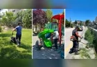 Kahramankazan’da park, yeşil alan ve yol kenarlarında bakım çalışmaları sürüyor