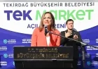 Ergene’de 9’uncu TEK Market ile Ek Hizmet Binası yoğun katılımla hizmete açıldı