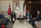 Kültür ve Turizm Bakanı Mehmet Nuri Ersoy, Kuzey Makedonyalı mevkidaşı Sedat Süleymani’yi Ankara’da ağırladı