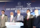 Ulaştırma ve Altyapı Bakanı Abdulkadir Uraloğlu: “Siirt il merkezini ulusal demiryolu ağına doğrudan bağlıyoruz”