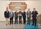 Çorum İl Emniyet Müdürü Arif Pehlivan’dan ÇTSO’ya Veda Ziyareti
