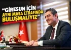 Giresun Belediye Başkanı Fuat Köse: “Aynı masa etrafında birleşmenin gideri sadece çay masrafıdır, onu da ben öderim”